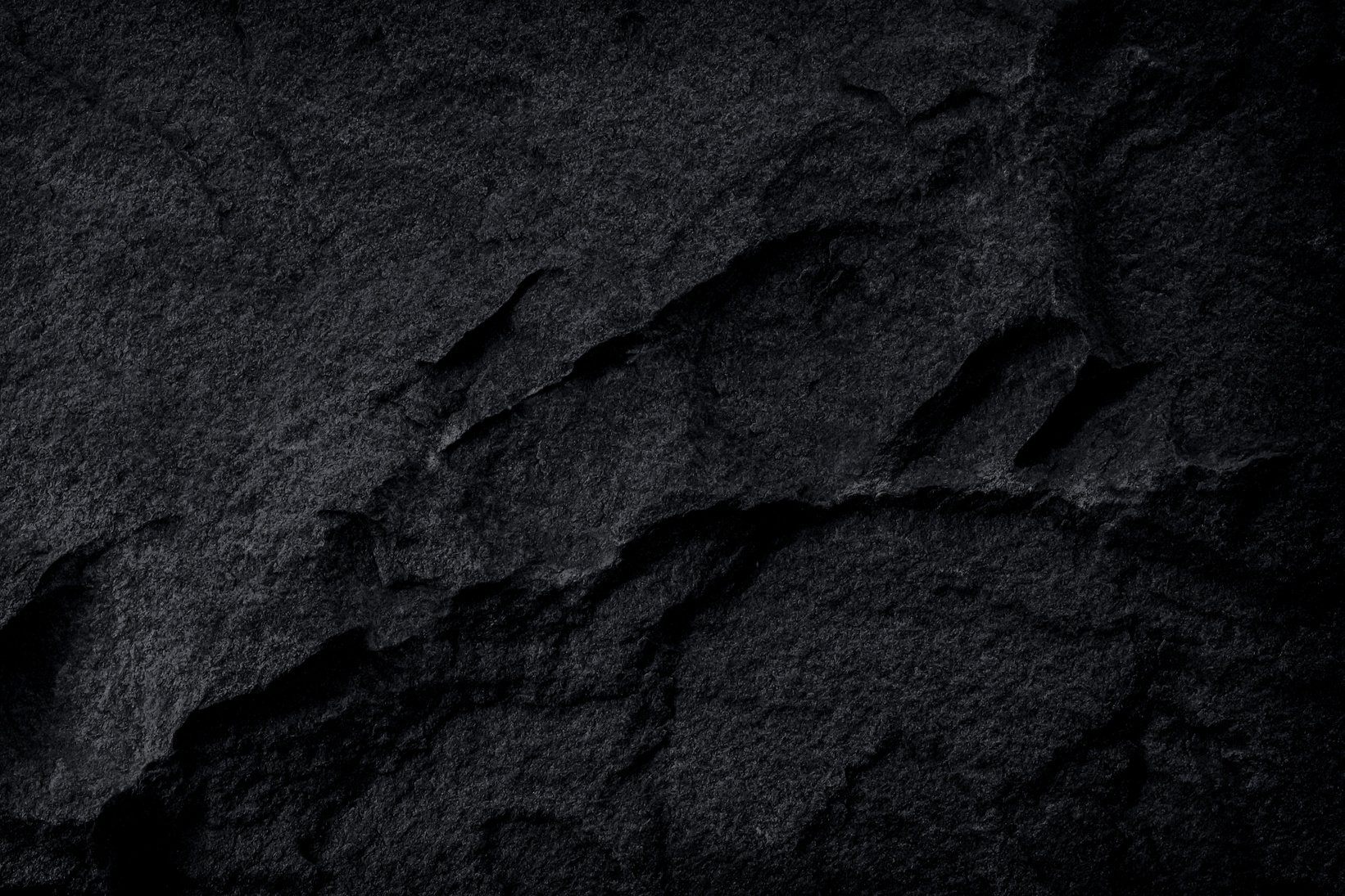 black stone natural background, dark grey slate